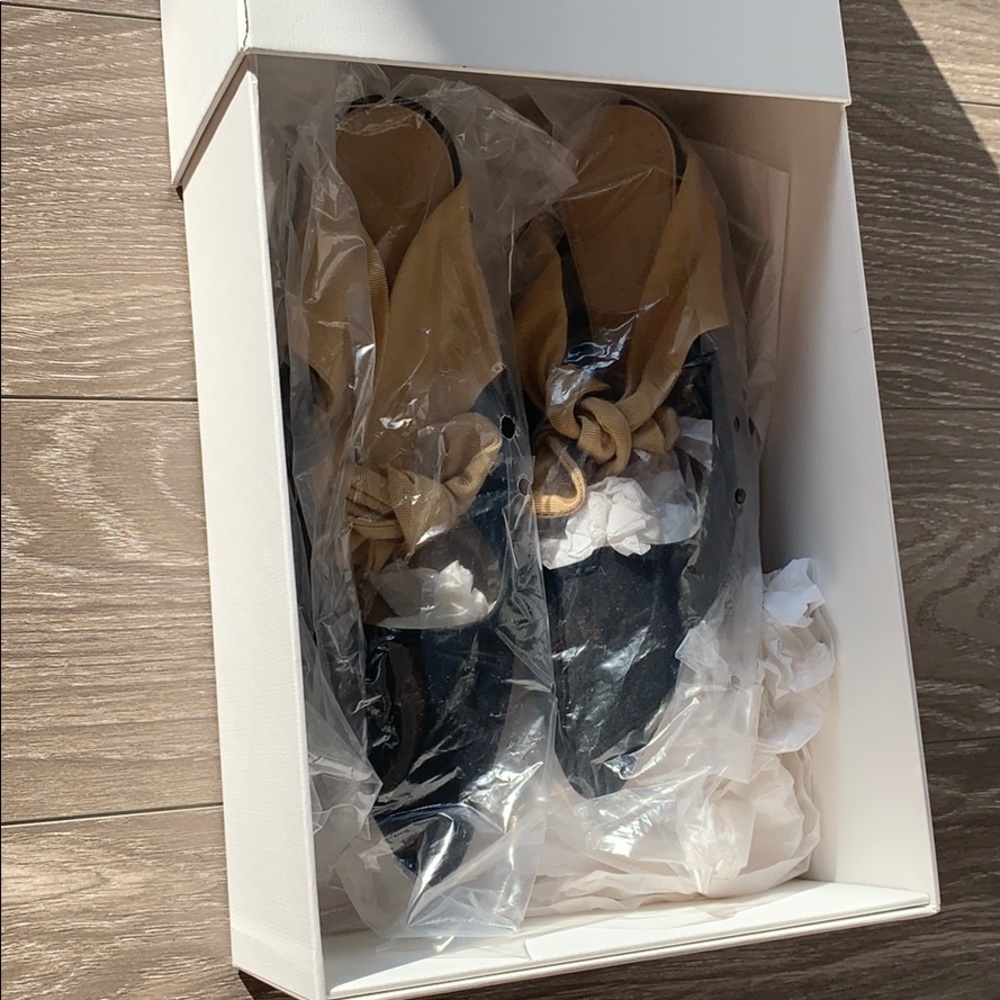The row coco bow suede and silk mules - Picture 10 of 11